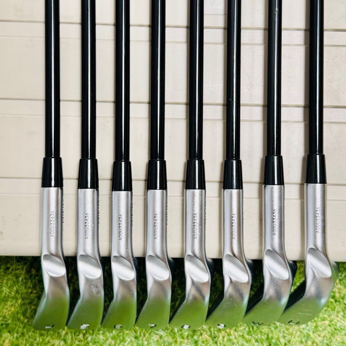 良品】豪華8本 ピン i230 オレンジドット メンズアイアンセット R