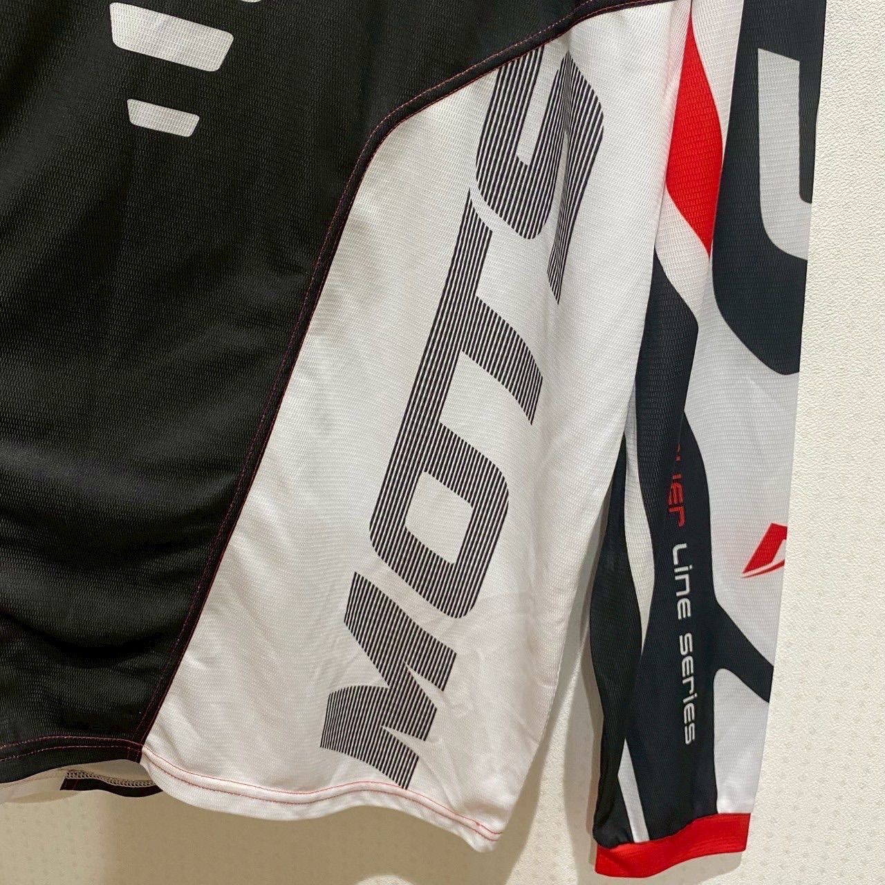 MOTS(モッツ)トライアルバイクウェア 長袖 M 黒/赤/灰 MOTS