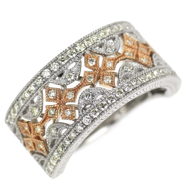 K18PG/Pt950 ダイヤモンド リング 0.50ct - メルカリ 