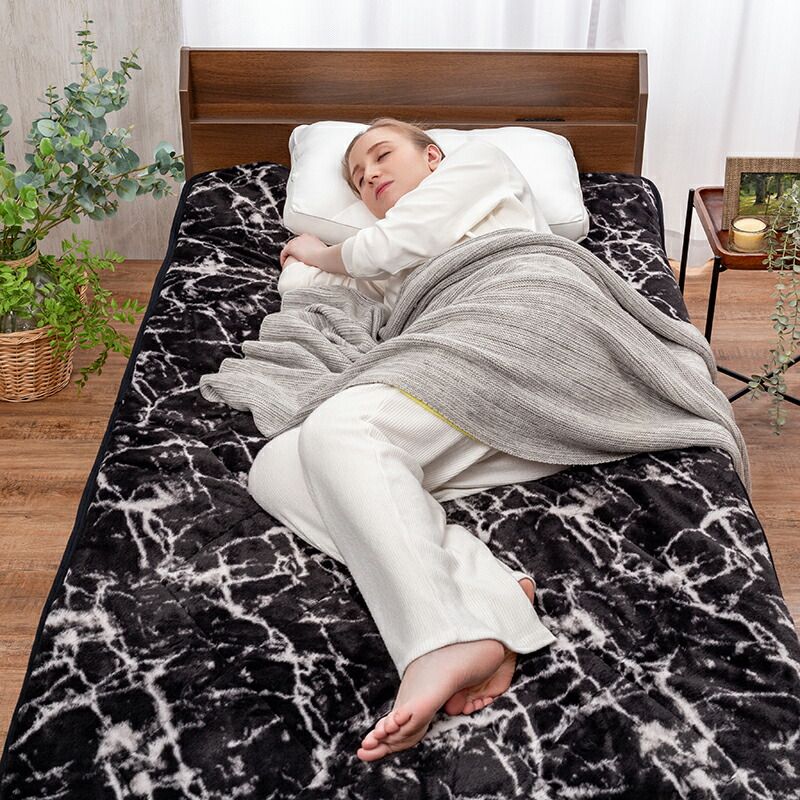 ロマンス小杉 敷きパッド シングル 新品 ボア あったか 冬 岩盤浴