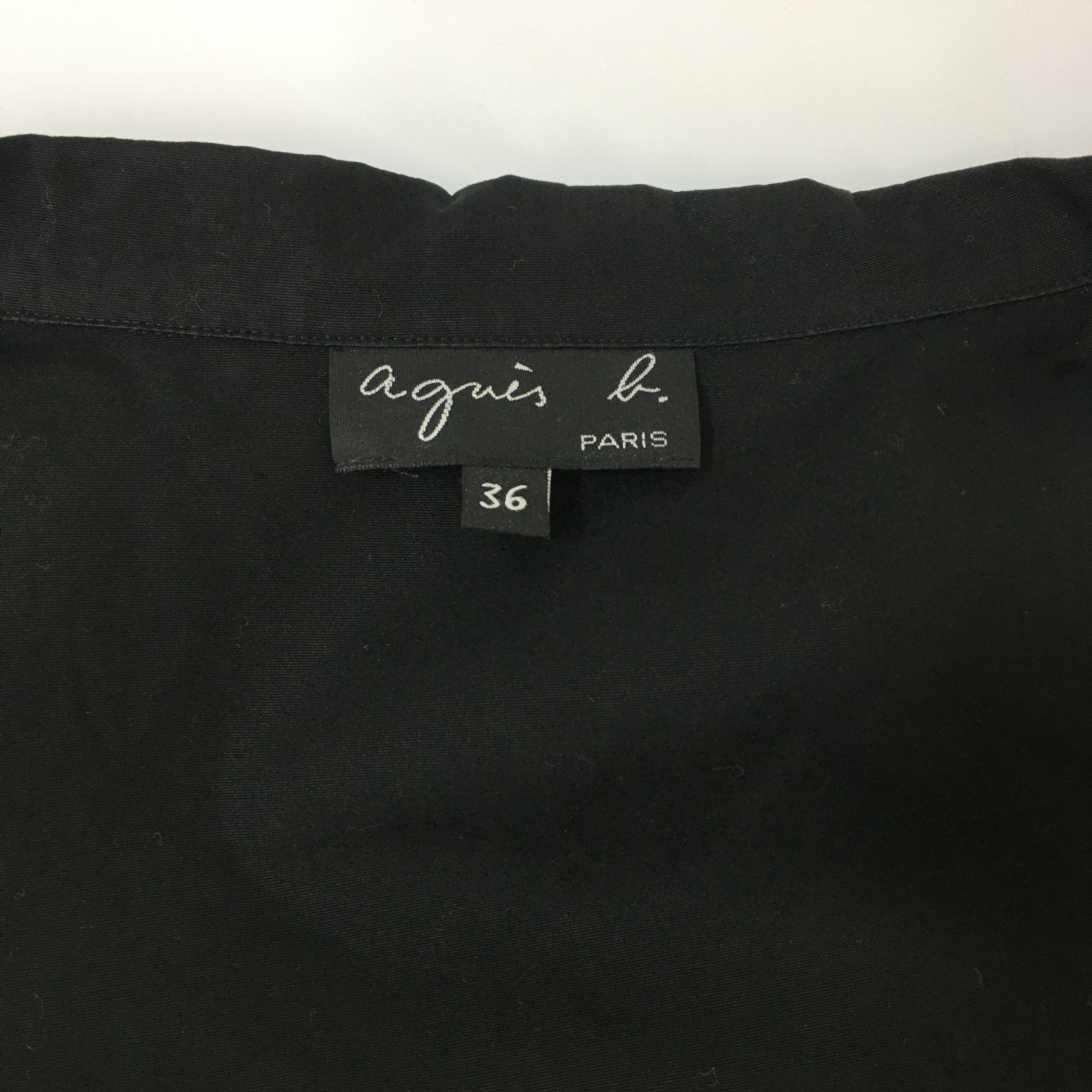 新品 agnes b. アニエスベー 丸襟 ジョーゼットブラウス