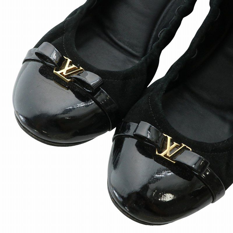 Louis Vuitton ブラック フラットシューズ 【公式通販】