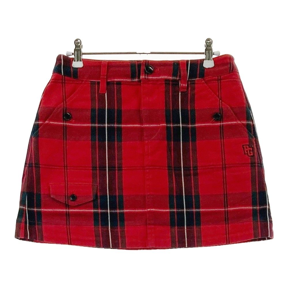 パーリーゲイツ ゴルフ スカート 赤 サイズ00 サイズ：0 PEARLY GATES