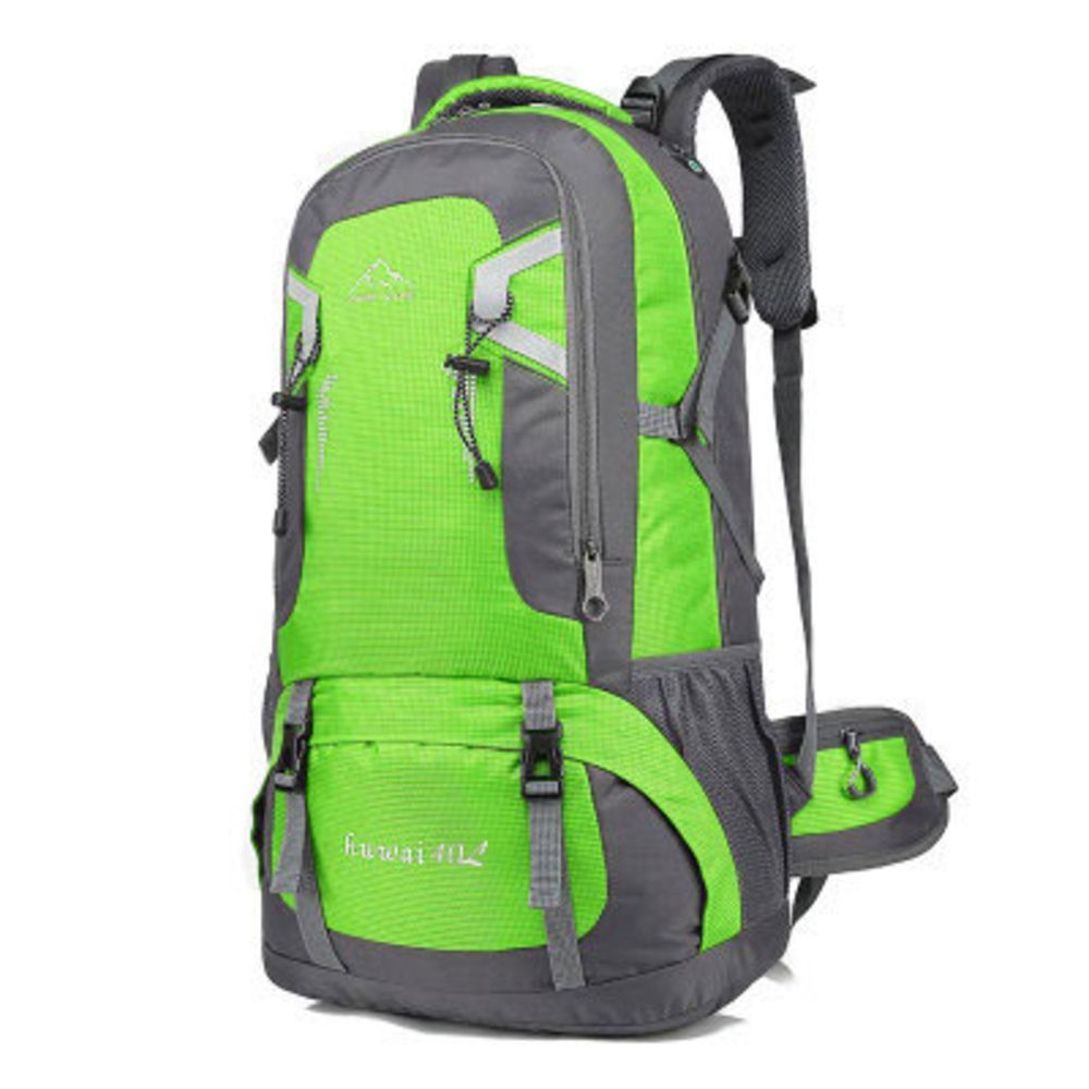 ☆ Green 40L ☆ Backpack Outdoor Large Capacity PMY801 Mountaineering Rucksack Large Capacity 60L Women's Men's Backpack Mountain Climbing Hiking Mountain Girl Rucksack Sack Fashionable Bag Travel Training Camp Disaster Prevention Rucksack Outdoor