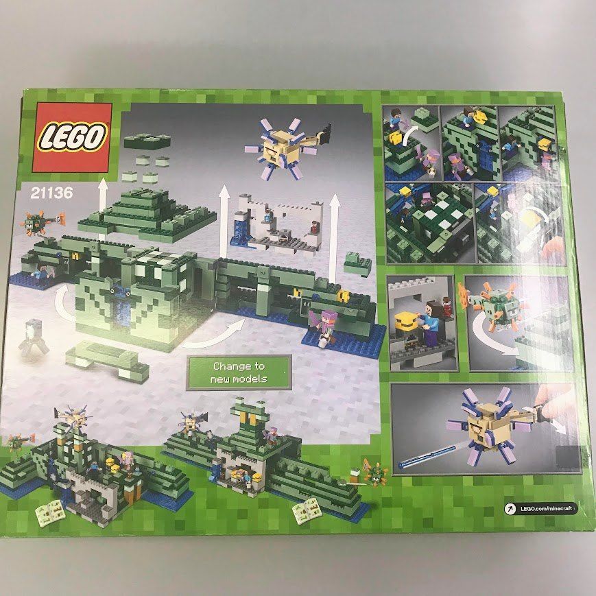 レゴ　マインクラフト　21136 海底遺跡 : レゴ(LEGO)マインクラフト 海底遺跡 21136 : Toys \u0026 Games