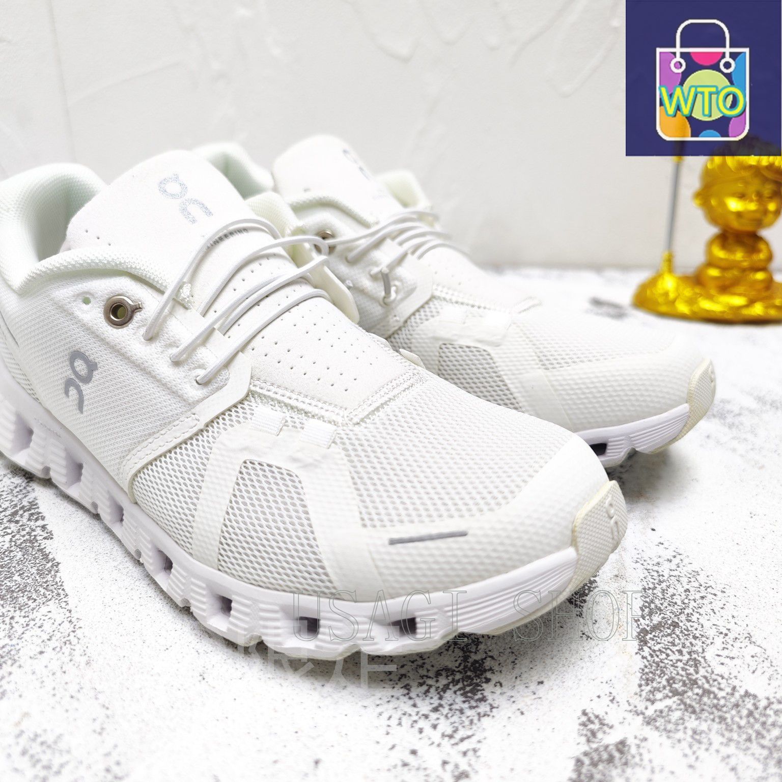 On ランニングシューズ　Cloud 5 ホワイト　２６cm On Cloud 5 Undyed-White | White（オン クラウド ファイブ