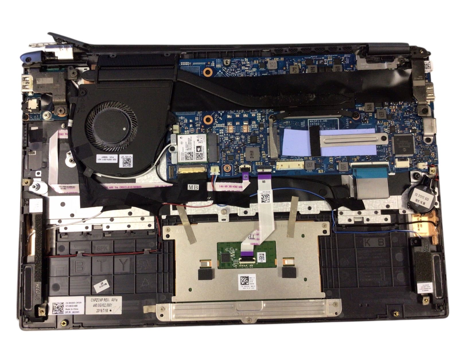 npc334【ジャンク】DELL P114G◇i5 10th◇通電不安定/起動不可◇ヒンジ