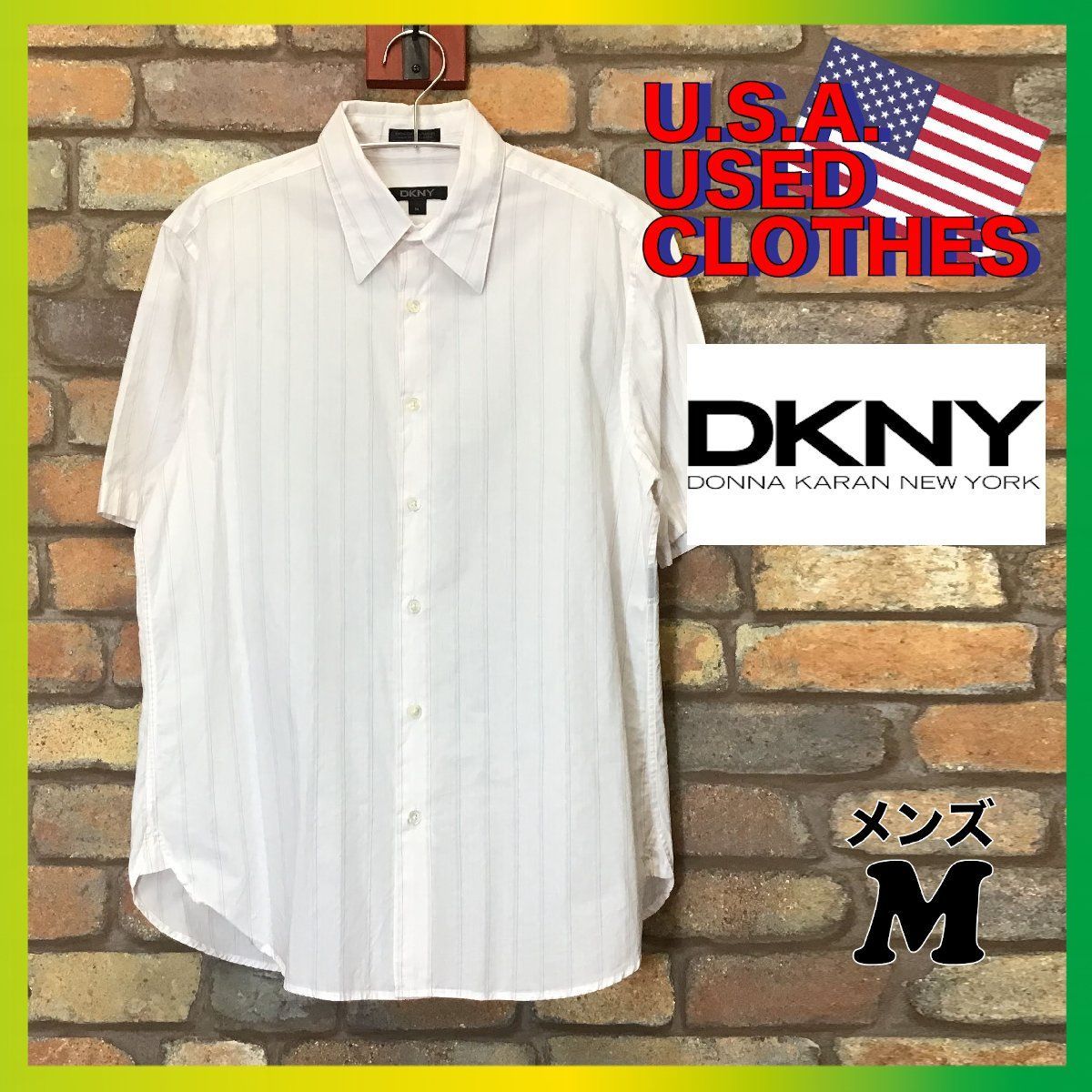 ☆美品☆ME11-310☆アメリカ買付商品☆【DKNY ダナ・キャラン】半袖