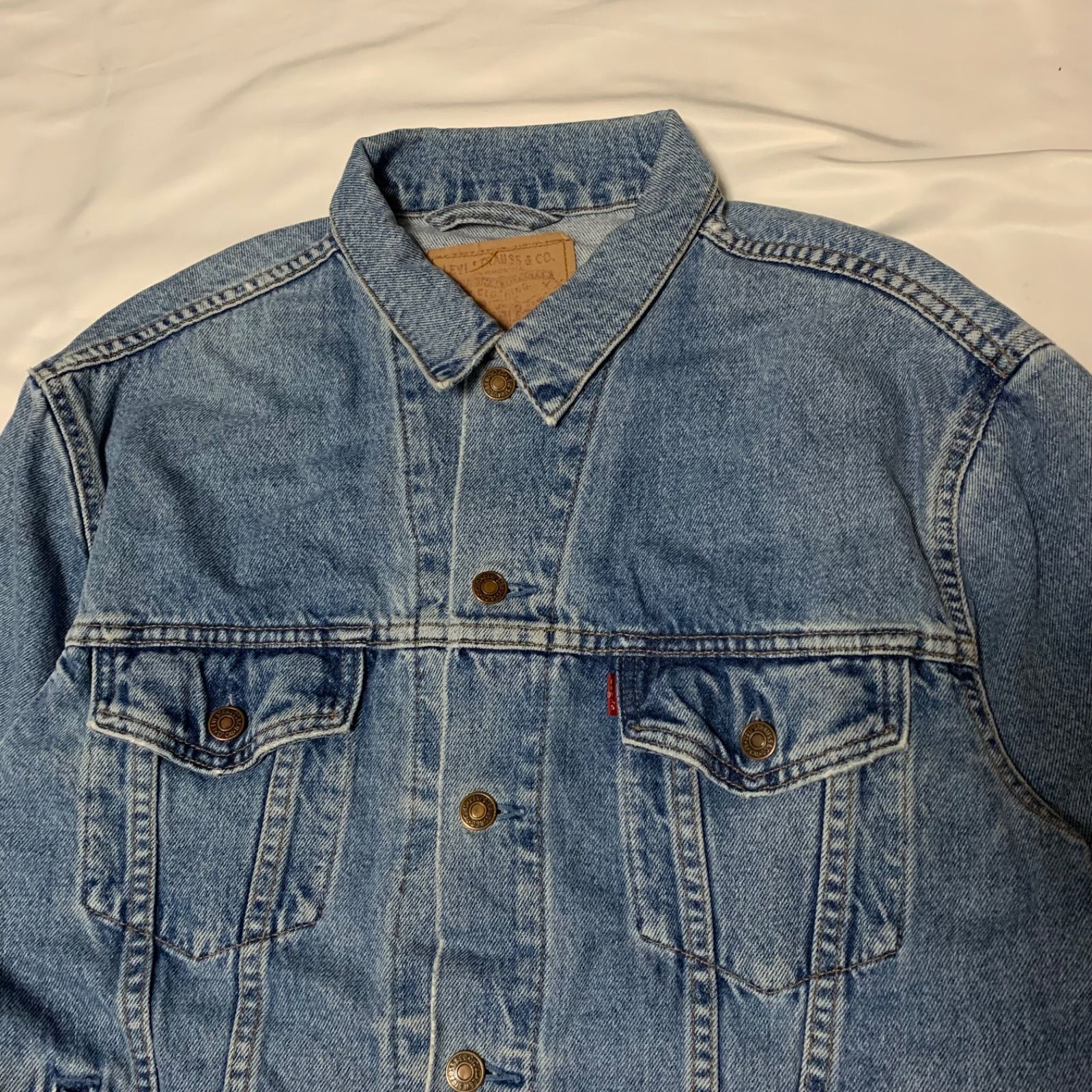 90's LEVI STRAUSS \u0026 CO. denim jacket 3rd原産国アメリカ - G