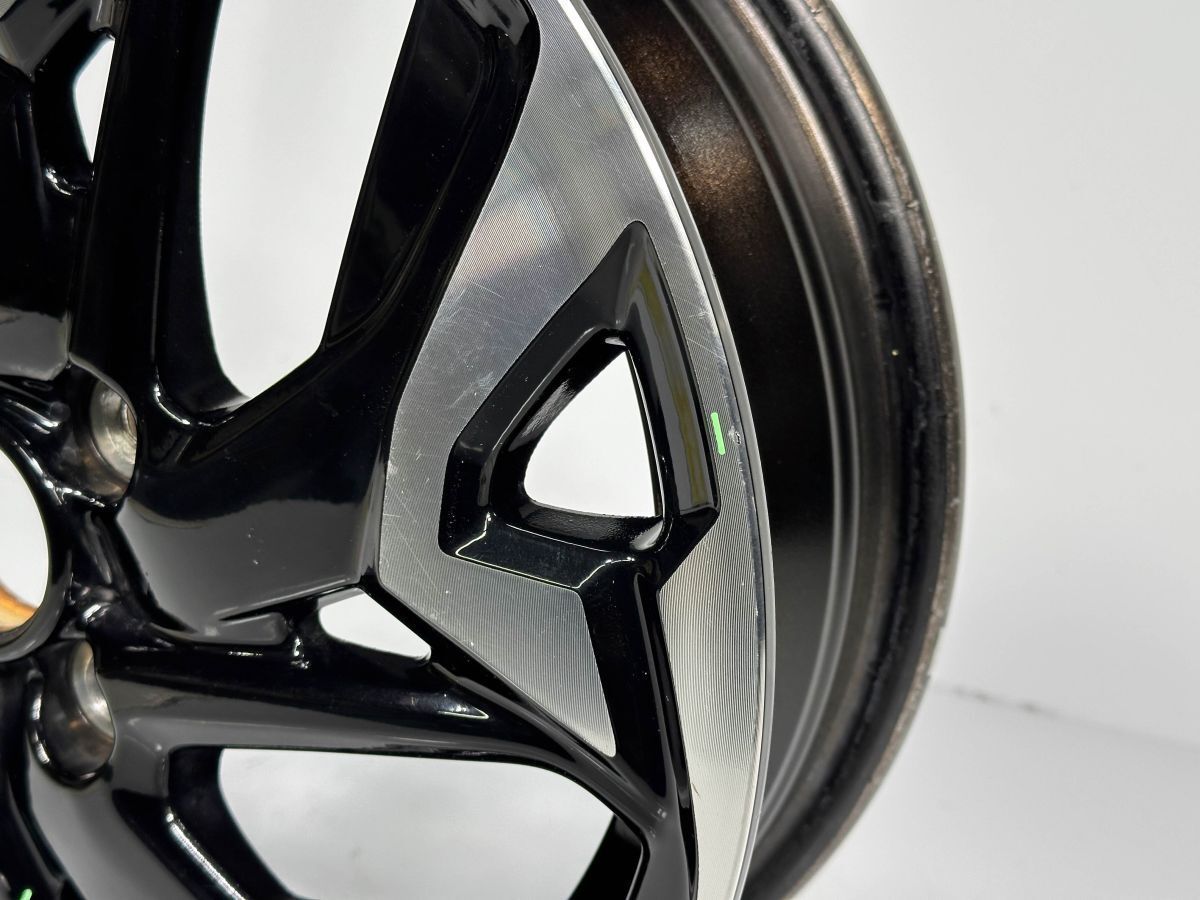 N-BOXカスタム JF3 JF4 純正 アルミホイール×1本 黒/ポリッシュ