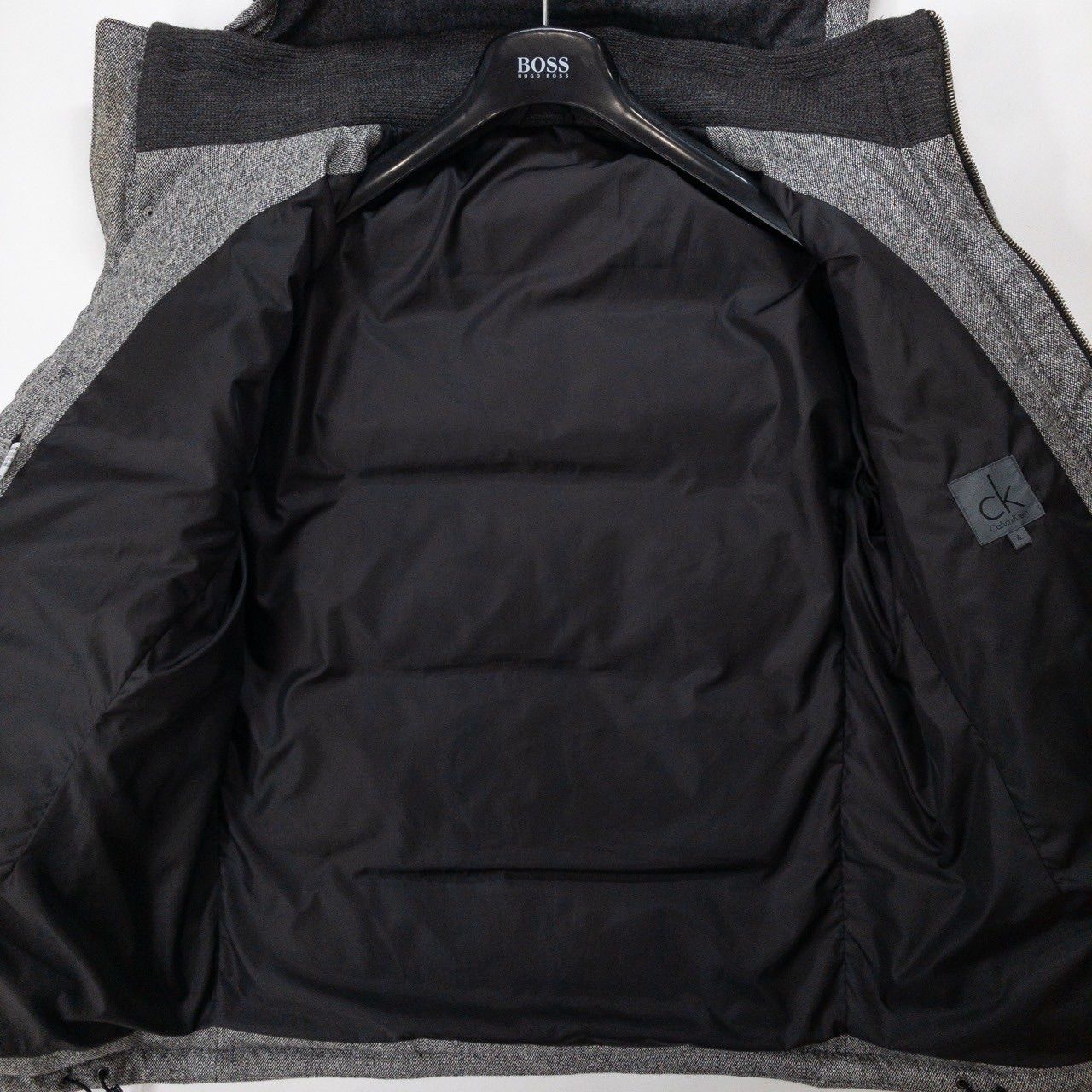 極美品】極美品!XL!ウールネップ加工!カルバンクライン/ck Calvin  