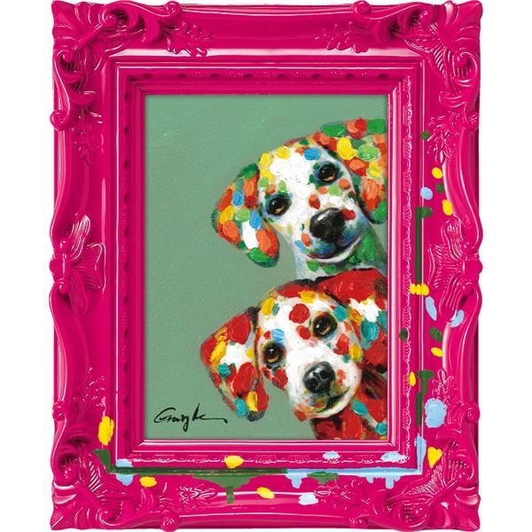 ユーパワー オイルペイントアート 〜ペンキデコフレーム〜 「カラフル