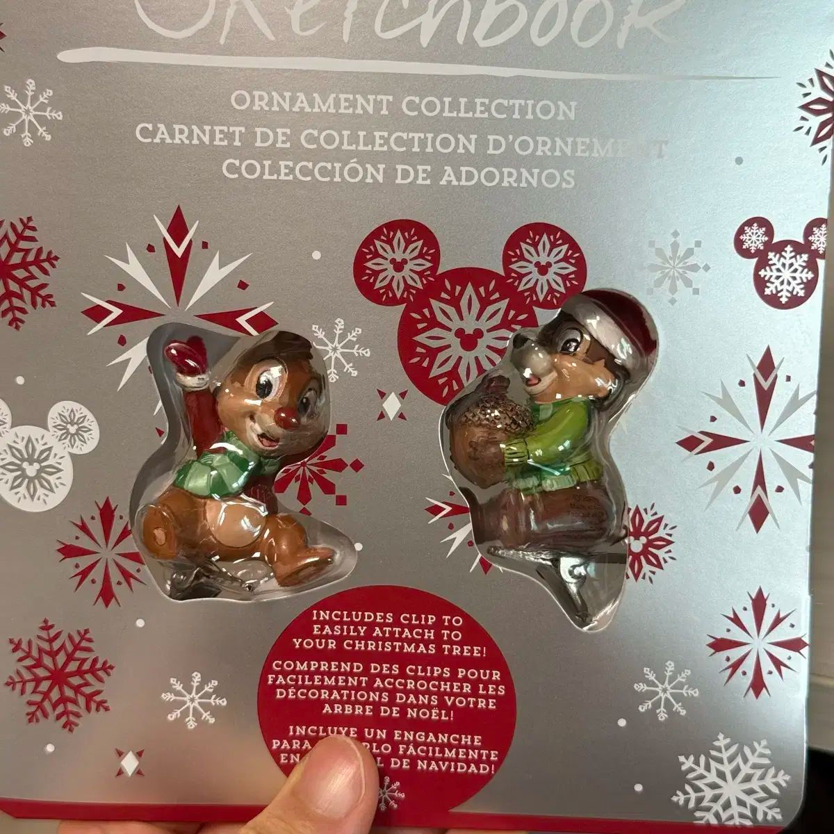 WDCC チップとデール チップ&デール クリスマス オーナメント フィギュア Disney(ディズニー) チップアンドデール クリスマス