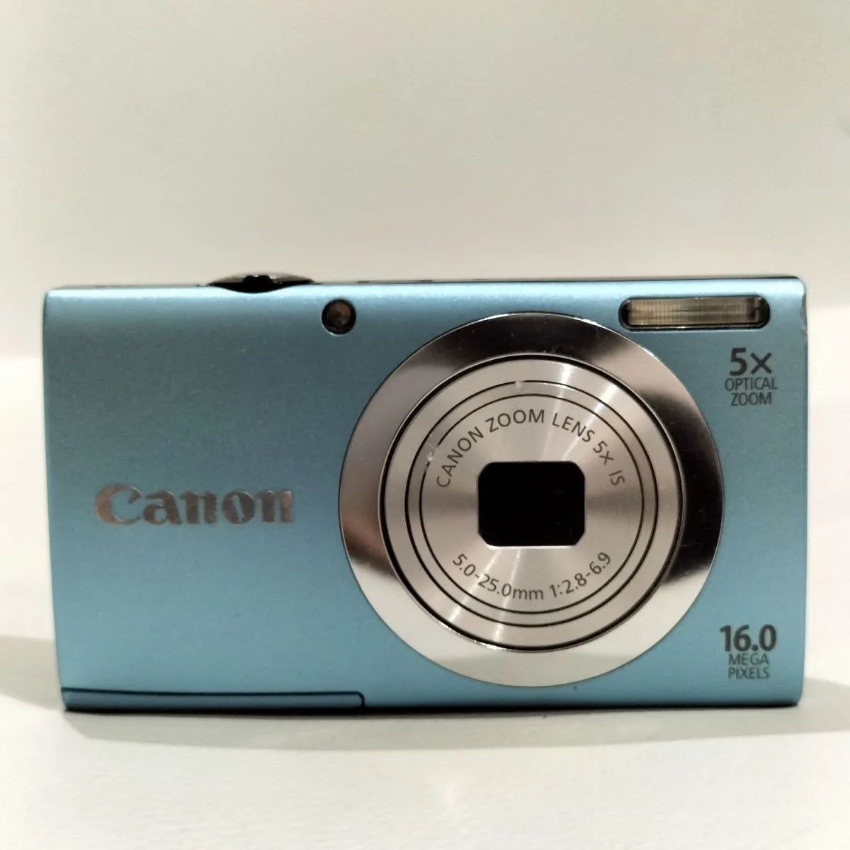 デジカメ Canon キャノンPC1731 デジタルカメラ 水色 - カメラ