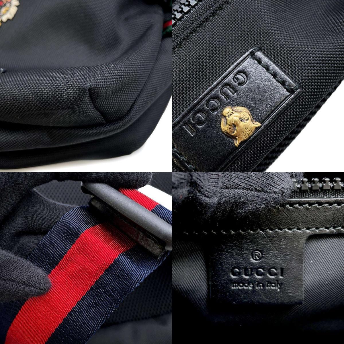 グッチ ボディバッグ シェリーライン タイガー ナイロン 477085 GUCCI 