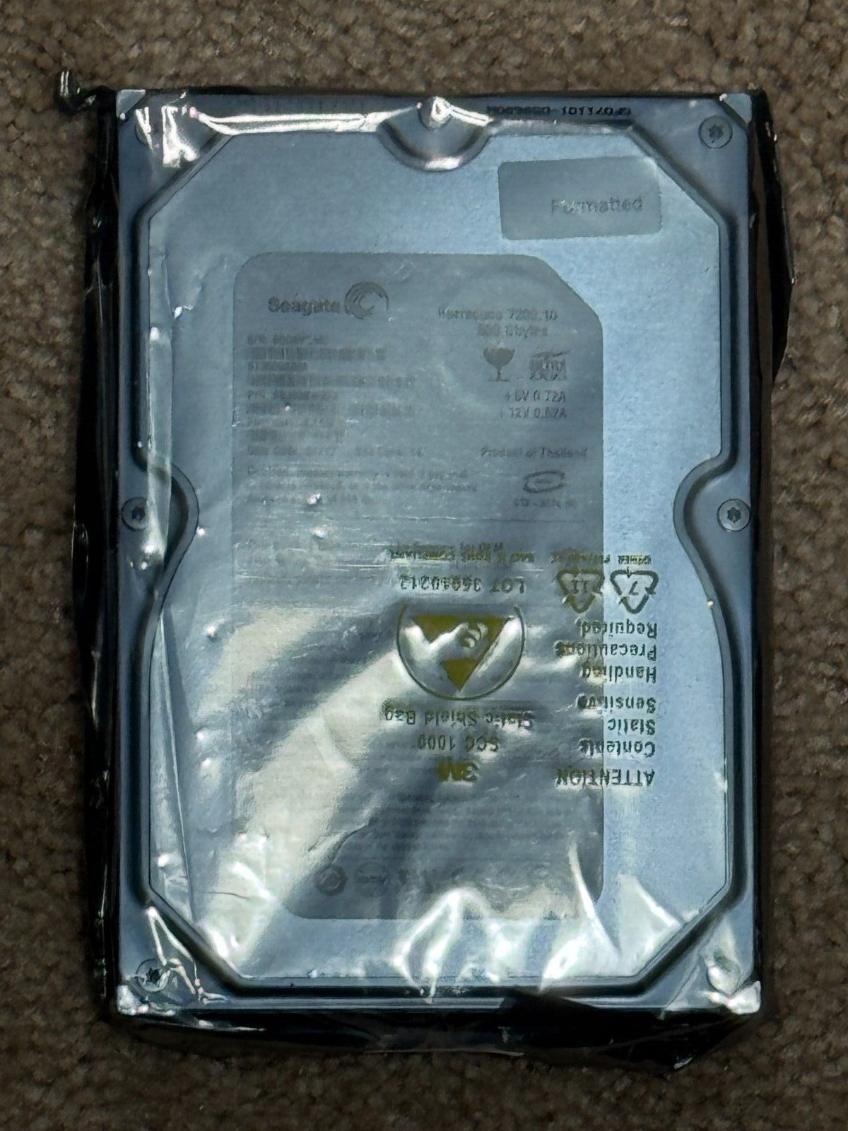 Seagate Barracuda 7200.10 500GB Internal 7200RPM 3.5 ST3500830A HDD 9QG6VGMC