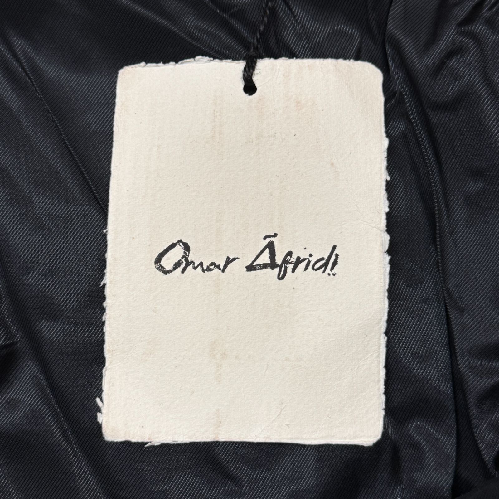 未使用品 Omar Afridi 24AW STEEL BLOUSON スエードスティールブルゾン 
