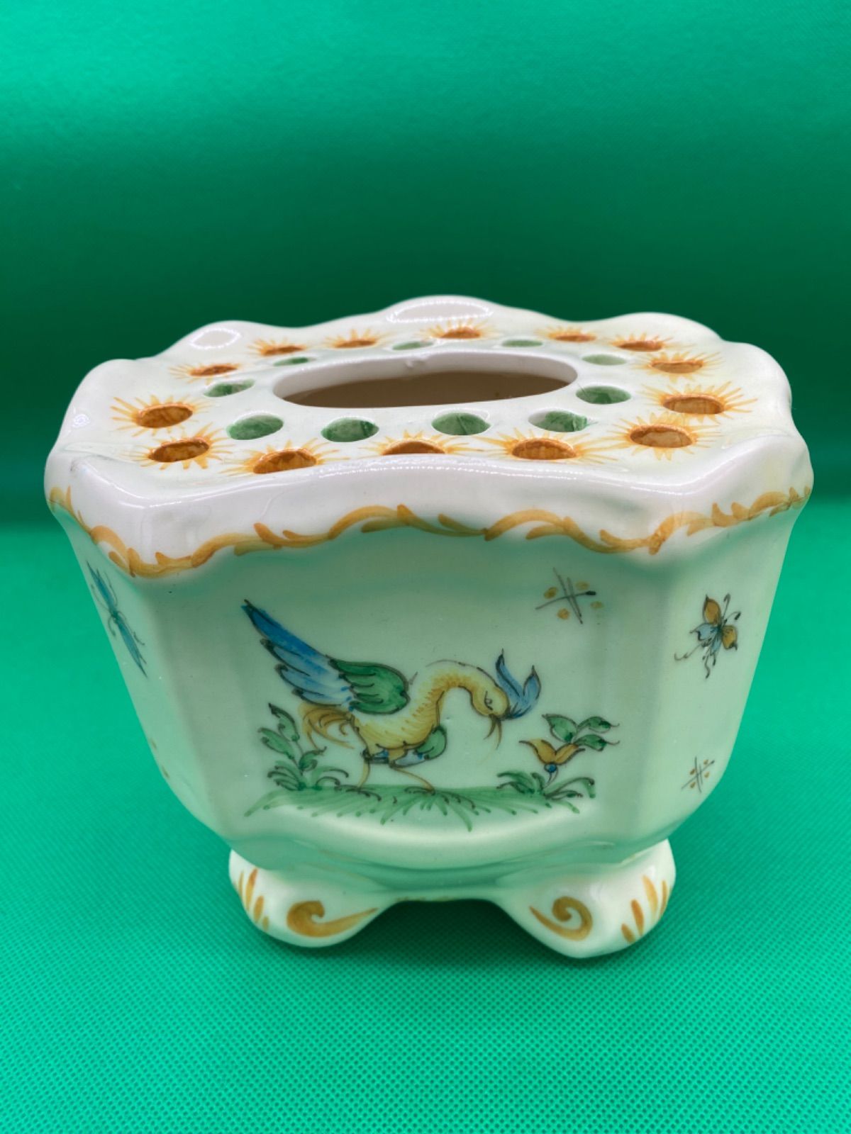 ムスティエ焼　花瓶　花器　フラワーベース ムスティエ焼 花瓶 花器 フラワーベース - メルカリ