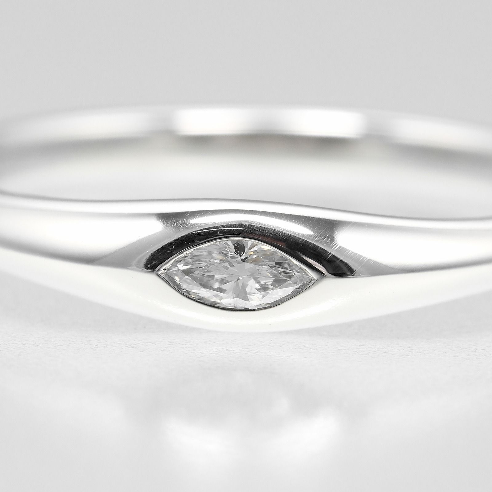 TIFFANY&Co.】ティファニー マーキス バンド Pt950プラチナ