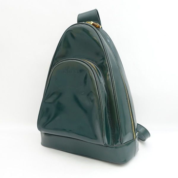 GUCCI ボディバッグ バンブー エナメルレザー GUCCI / グッチ □バンブー ボディバッグ エナメル レザー