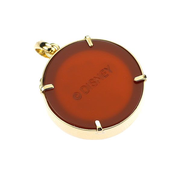 ディズニー K18YG メノウ ペンダントトップ