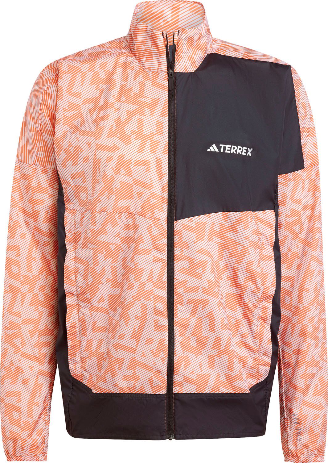 アディダス adidas アウトドア テレックス トレイルランニング ウインドジャケット ジャケット ウィンドブレーカー アウター トレイルラン ラン スポーティー スポーツウェア 軽量 撥水 防風 BVC35 IW9239 パテモーブ|ブラック