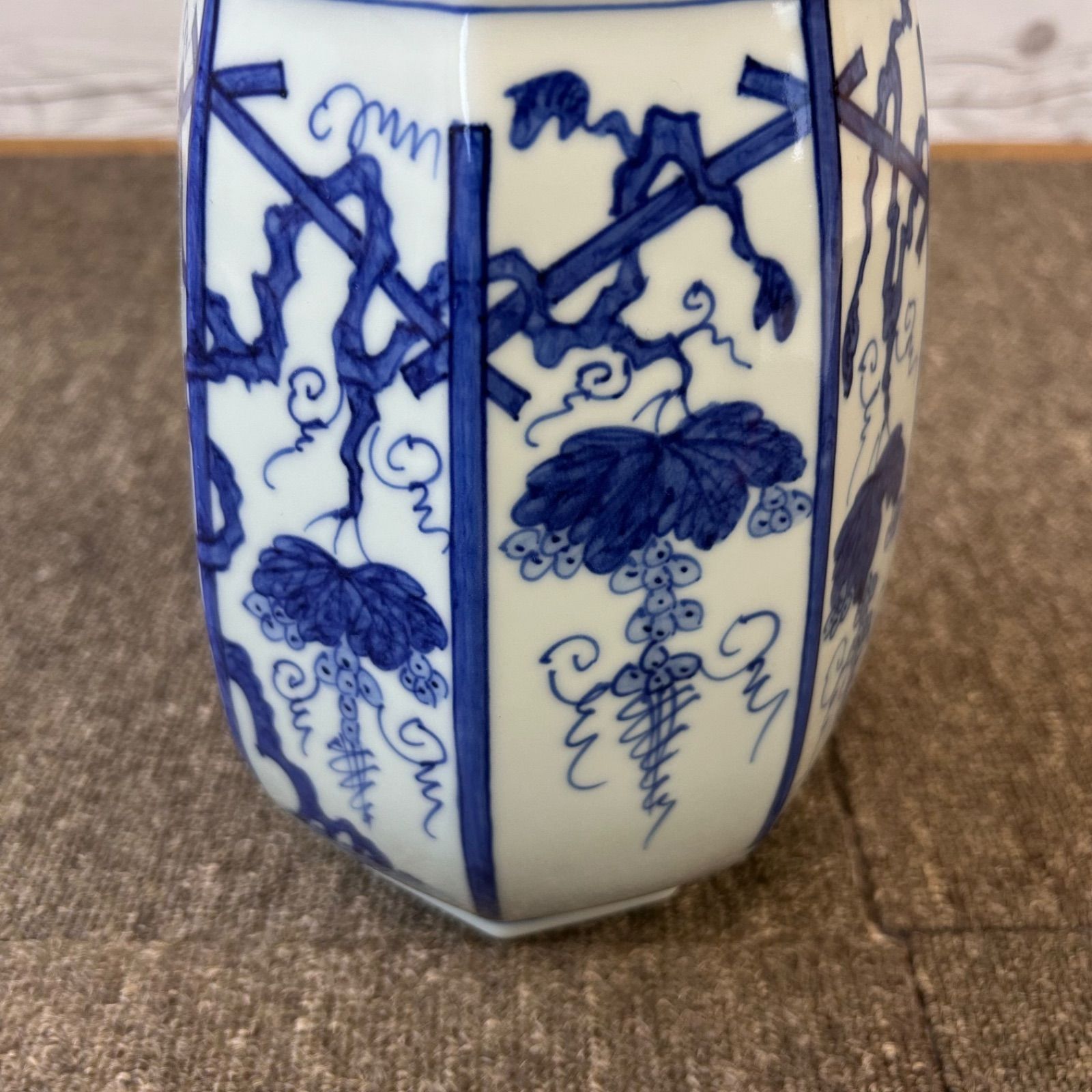 新品未使用 染付葡萄棚 水指 茶道具 染付 京焼 - メルカリ