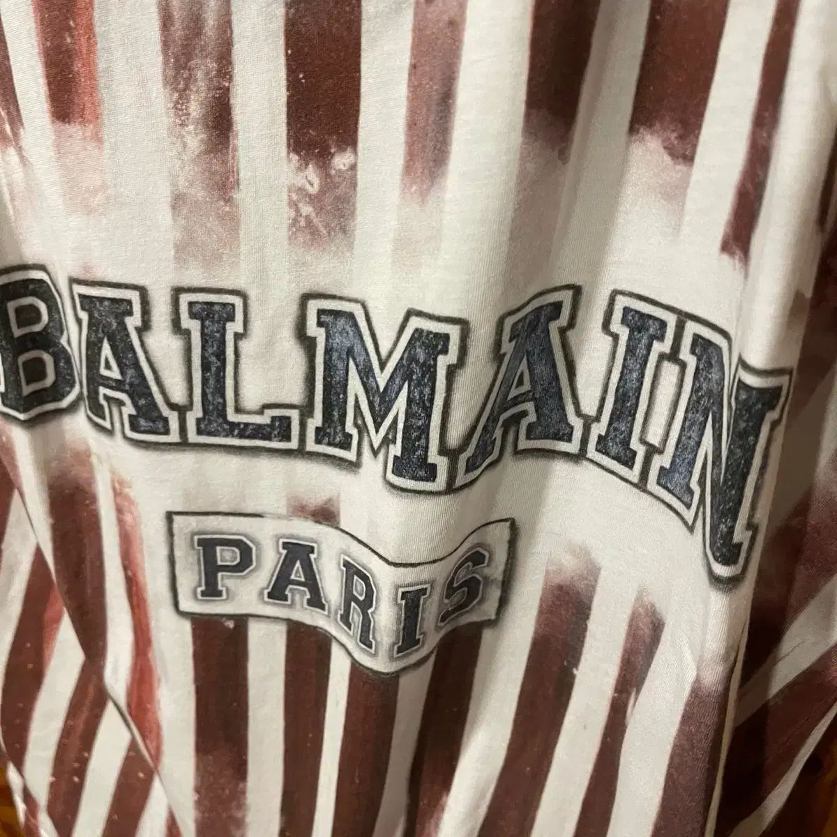 【美品】BALMAIN バルマン 星条旗 Tシャツ 国内正規 未使用 定価61 600円 18SS BALMAIN バルマン 星条旗 星