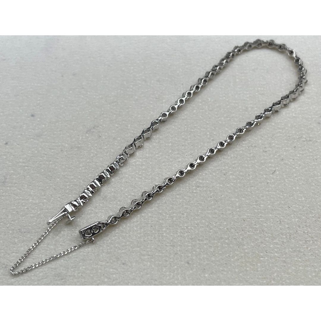 JQ407 ダイヤモンド2ct プラチナ テニスブレスレット 鑑付