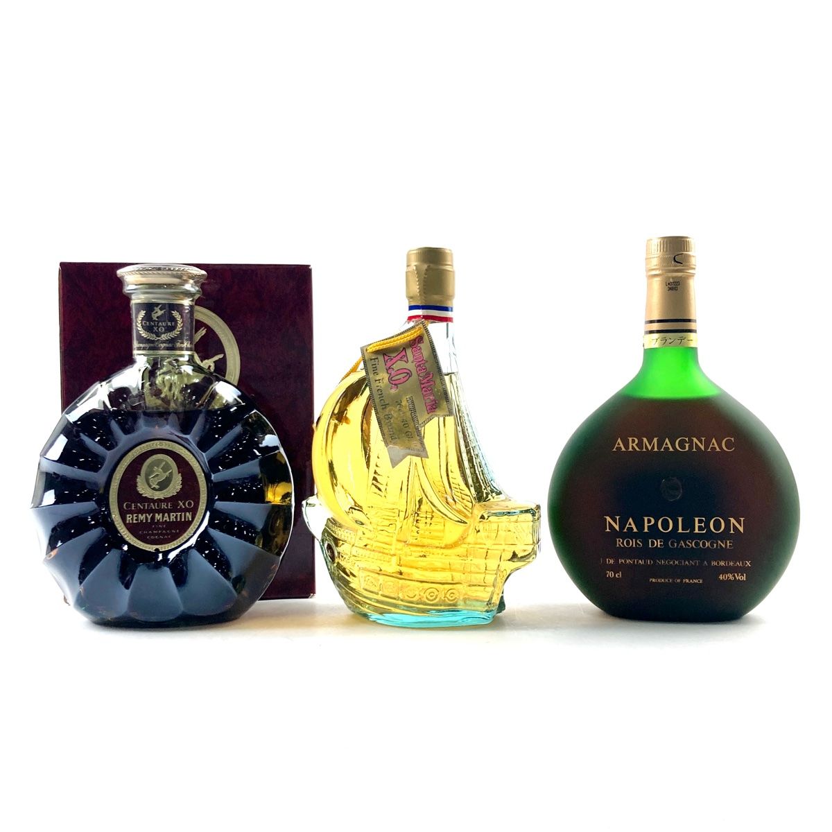 3本 レミーマルタン サンタマリア ルイ ド ガスコーニュ コニャック