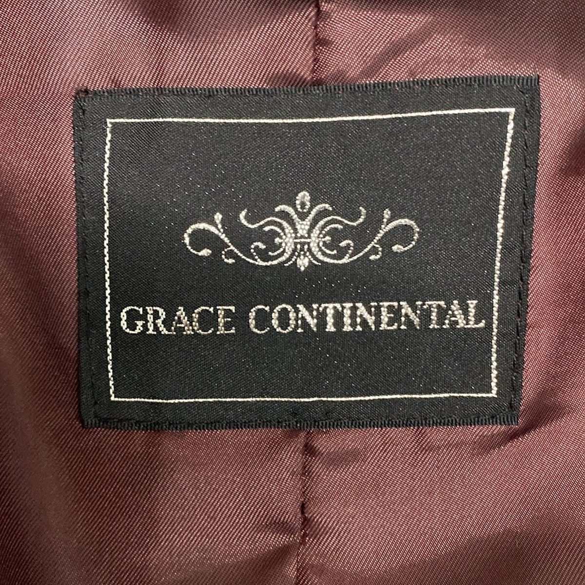 GRACE CONTINENTAL グレースコンチネンタル コート サイズ36 S レディース - ボルドー 長袖 フォックス 冬 GULLKHAN_COM