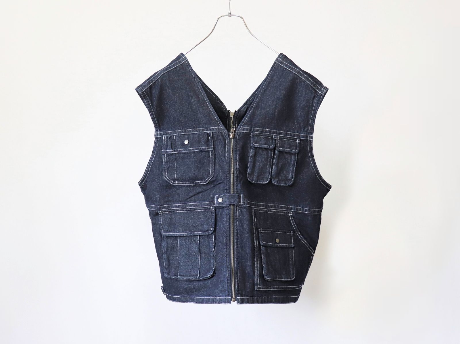 UNIVERSAL STYLE WEAR / UTILITY 2WAY VEST - DENIM ユニバーサル