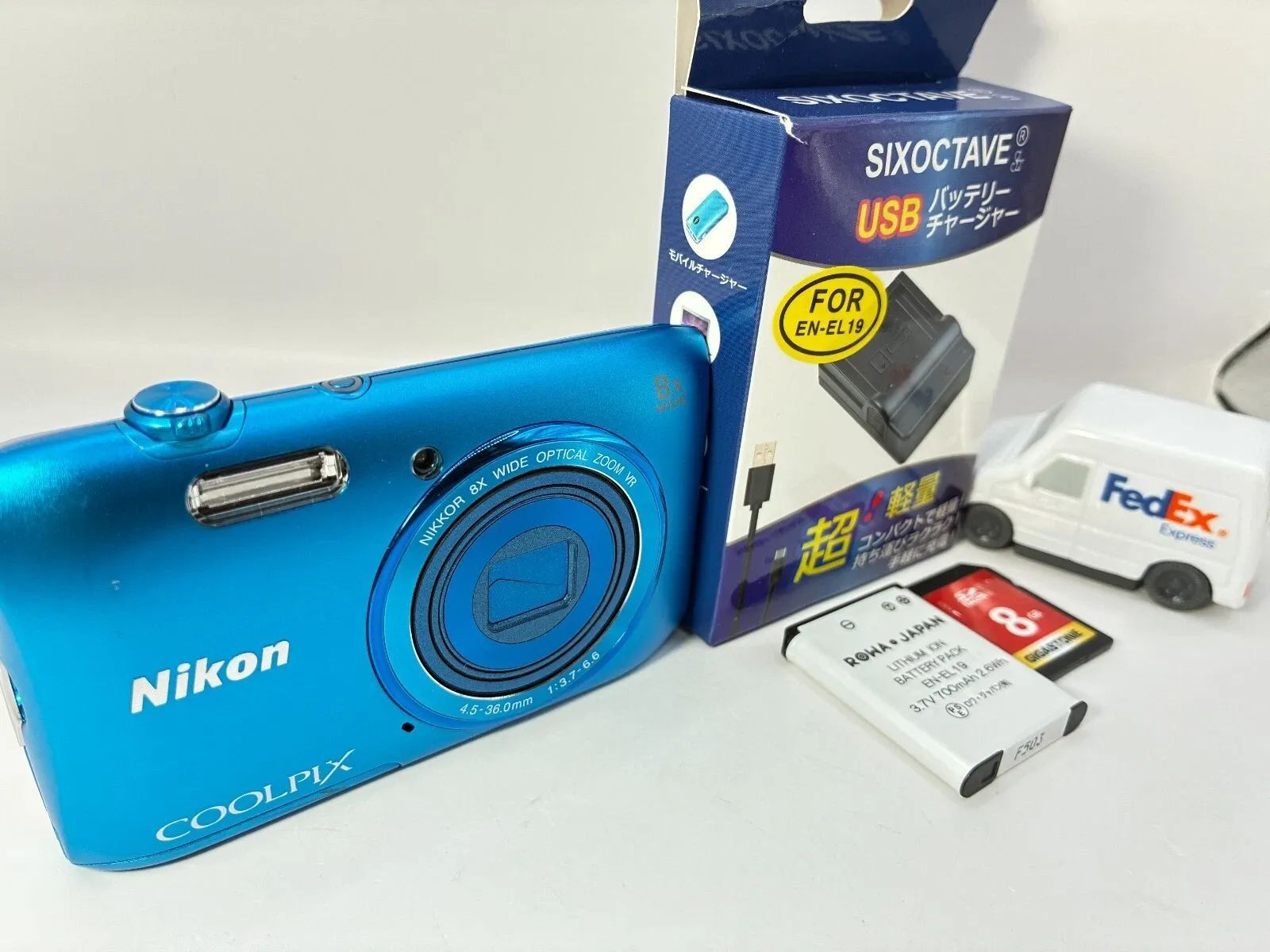 Nikon ニコン COOLPIX S3600 コンパクトデジタルカメラ コンデジ デジカメ 動作品 ブルー B373