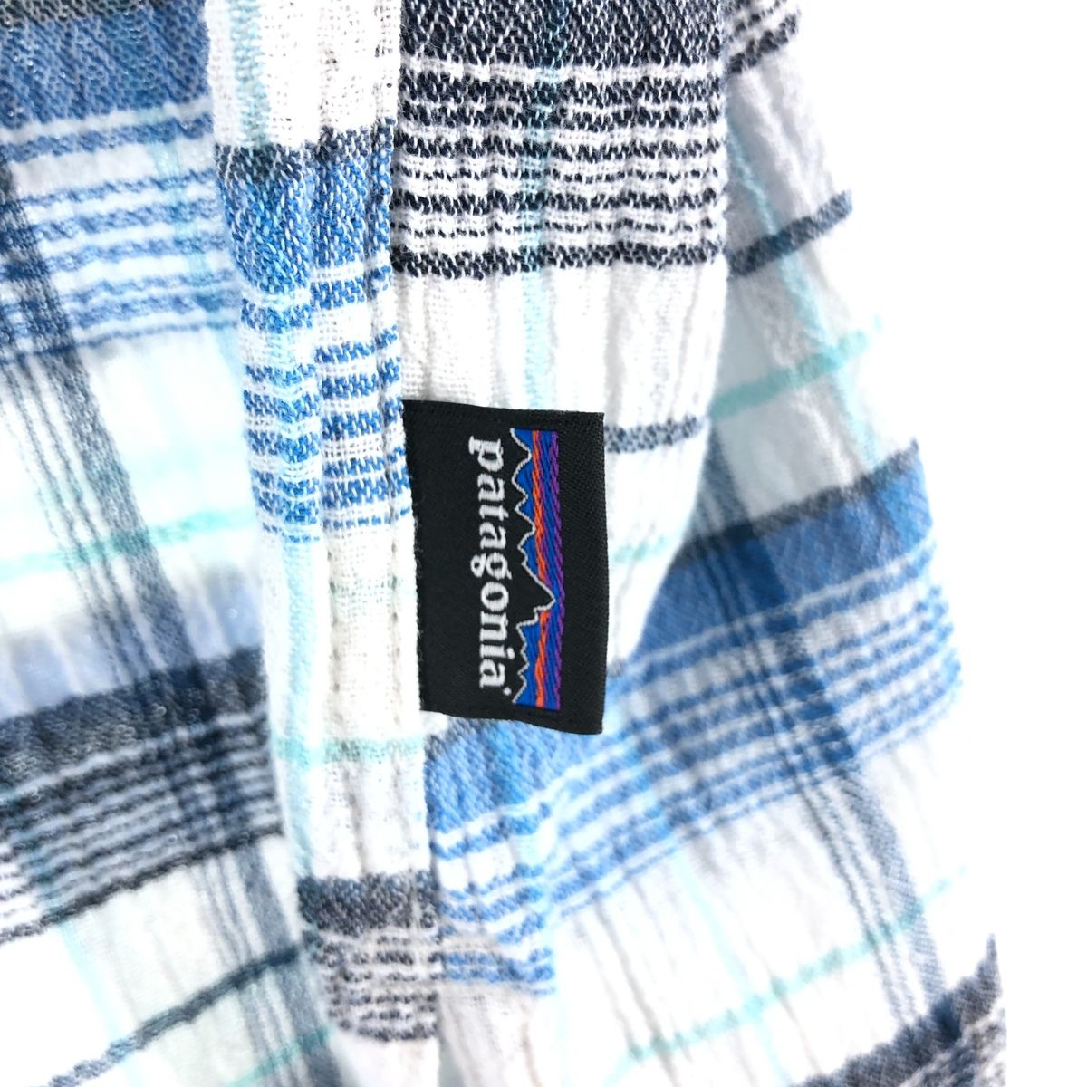 パタゴニア　半袖 チェックシャツ　Men S 正規品② patagonia - 古着 パタゴニア Patagonia ORGANIC COTTON