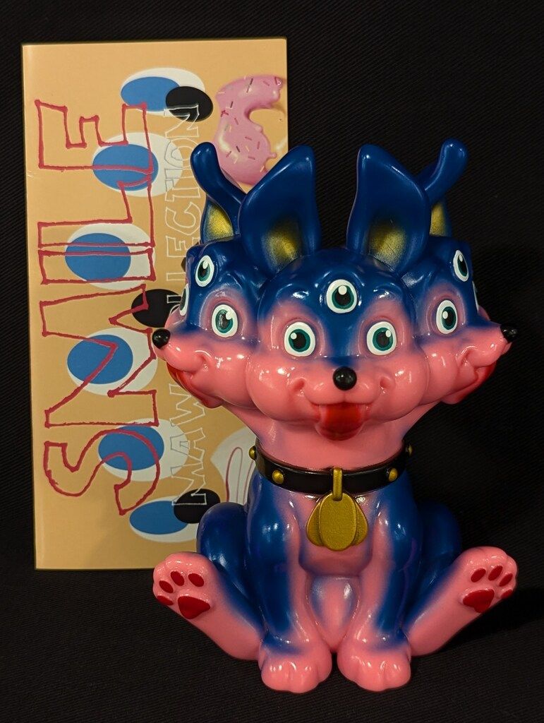 maw collection SMILE ピンク成型/青/金塗装