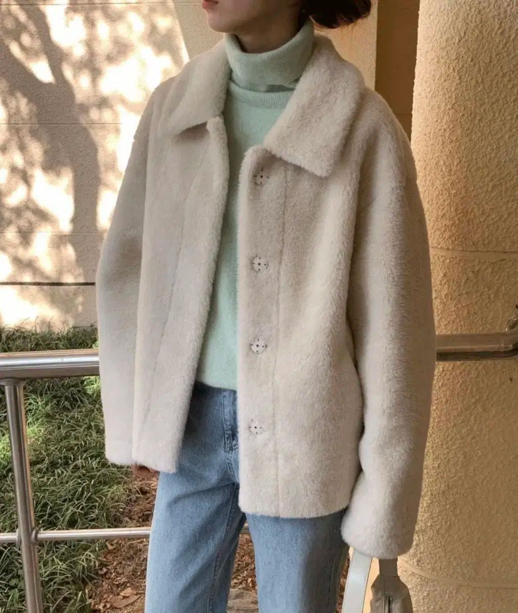 ジーン ブラン Shearling ムートン シープスキン KARA ジャケット