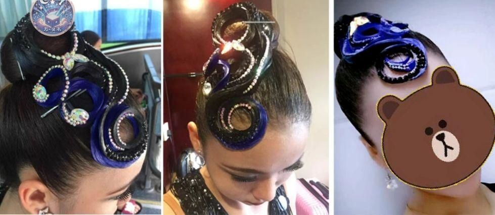 ヘアウィッグ　丸型　社交ダンス　デモ 2色 オーダーメイド ハンドメイド ヘアウィッグ 丸型 社交ダンス デモ 2色 オーダーメイド ハンドメイド