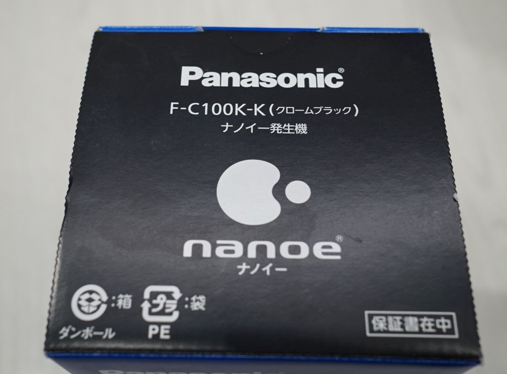 Panasonic ナノイー発生器 車載用 クロームブラック F-C100K-K - メルカリ