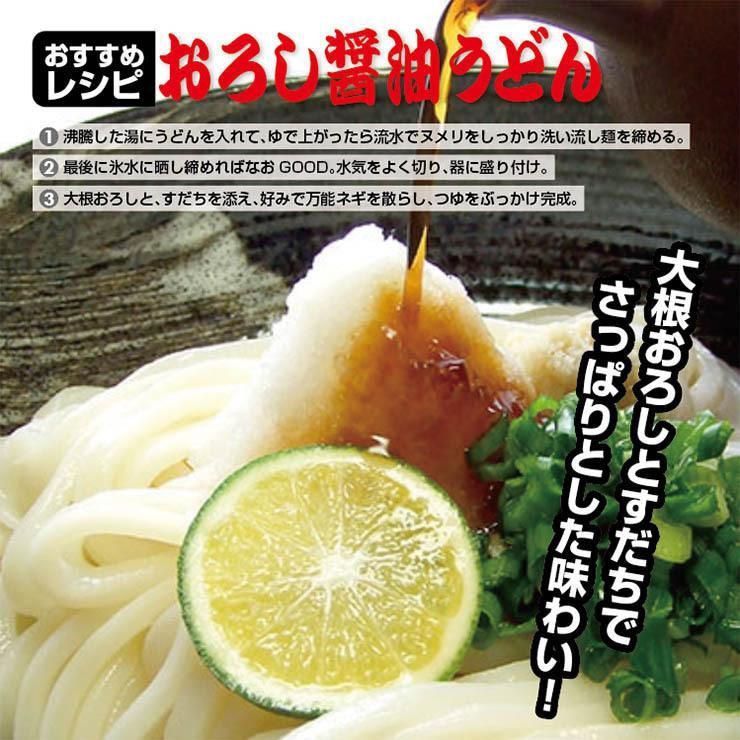 20時間熟成 半生 並麺 讃岐うどん つゆ付きセット 便利な個包装 750g 送料無料　A36