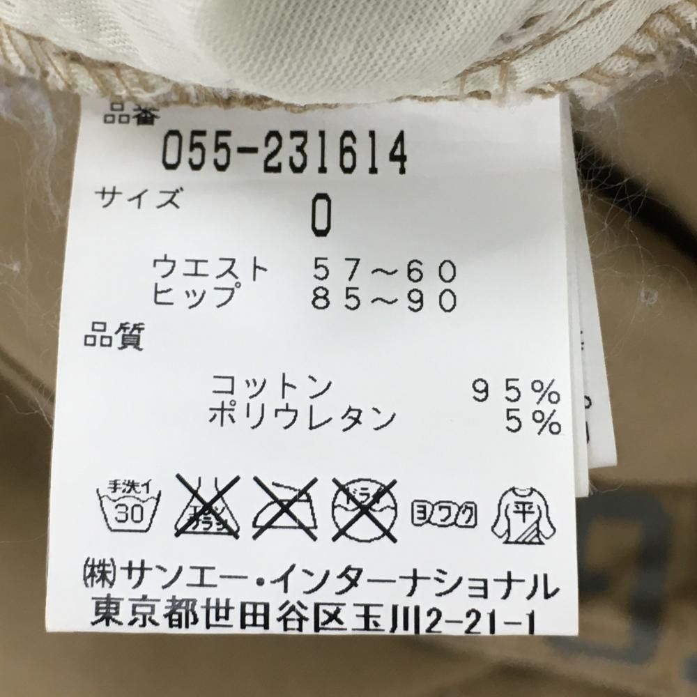 PEARLY GATES - ✨美品✨　パーリーゲイツ　パンツ　ベージュ　正規品　5 ( Lサイズ) 中古 レディース パーリーゲイツ PEARLY GATES クロップドパンツ