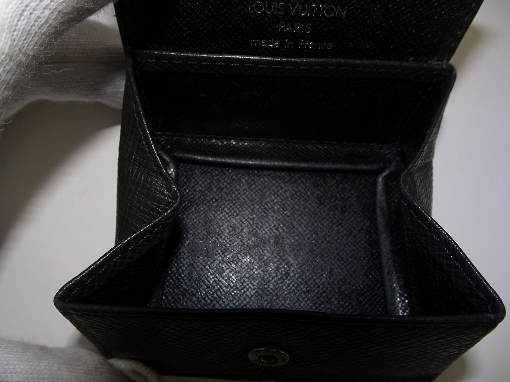 りょう様ルイ・ヴィトン タイガ　ポルトモネ・ボワット　ケース　黒 BGS2☆ルイ・ヴィトン/LOUIS VUITTON タイガ ポルトモネ