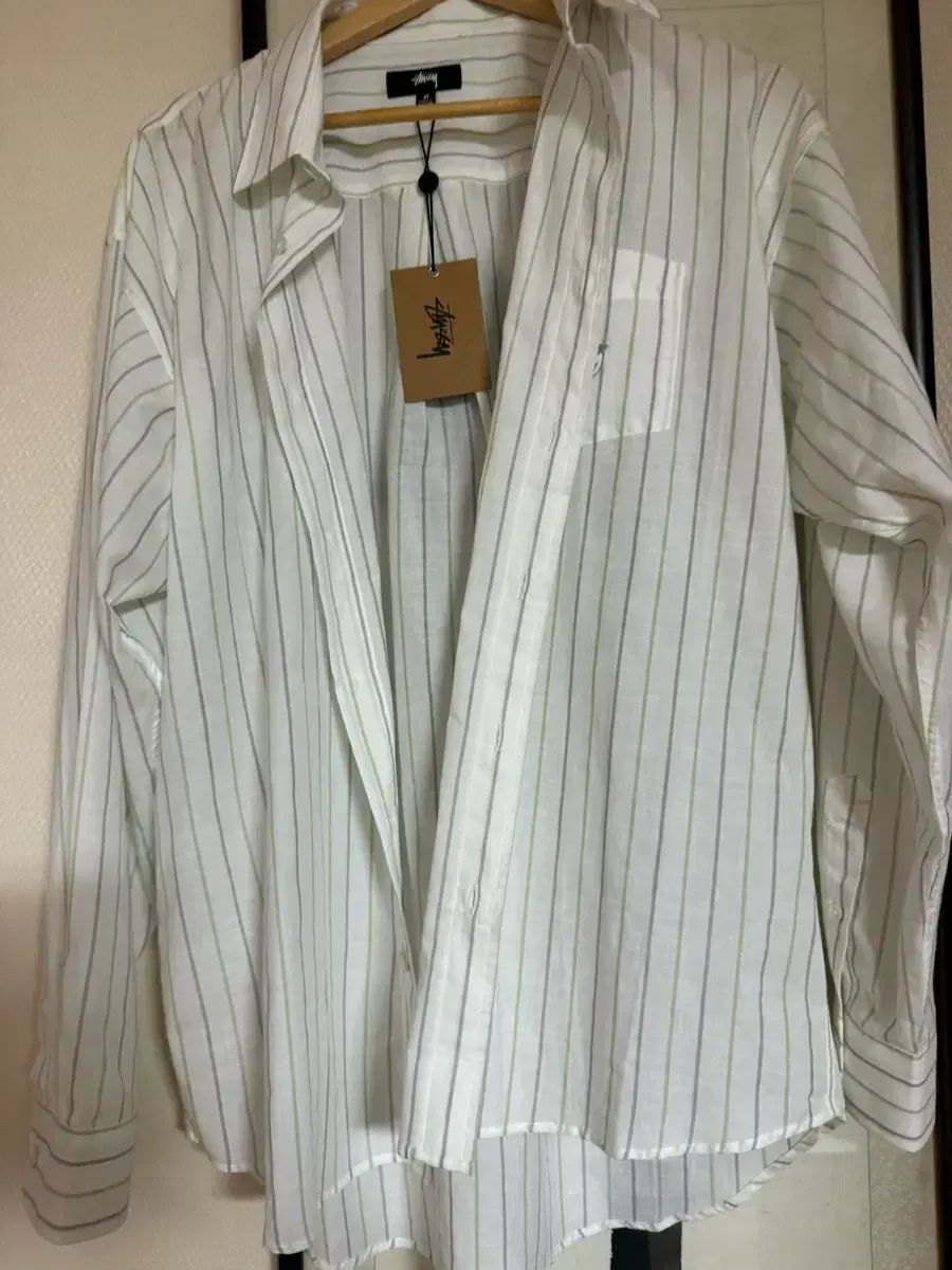 STUSSY ステューシー ストライプ シャツ m サイズ