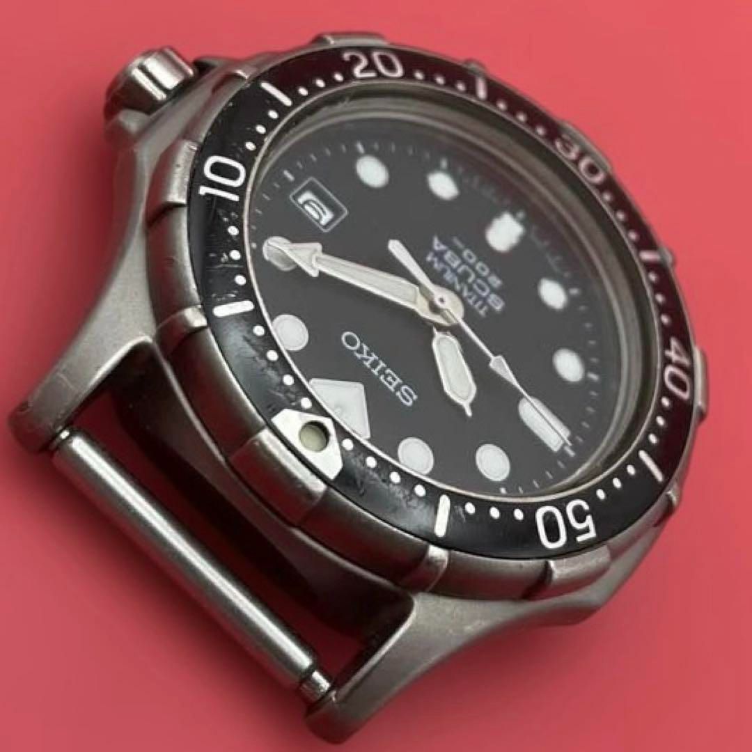 SEIKO チタン製ダイバーズウォッチ 7N35-6110 フェイスのみ セイコー