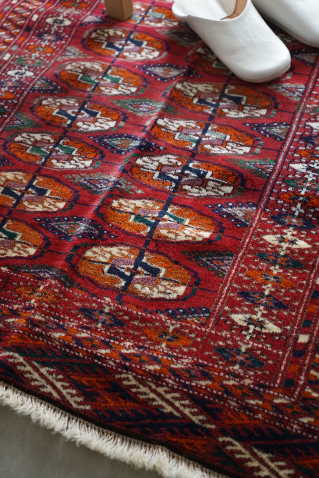 トライバルラグ アンティーク トルクメン 1900年代 117 × 78 cm MARWIL-DEMENAGEMENTS_CH