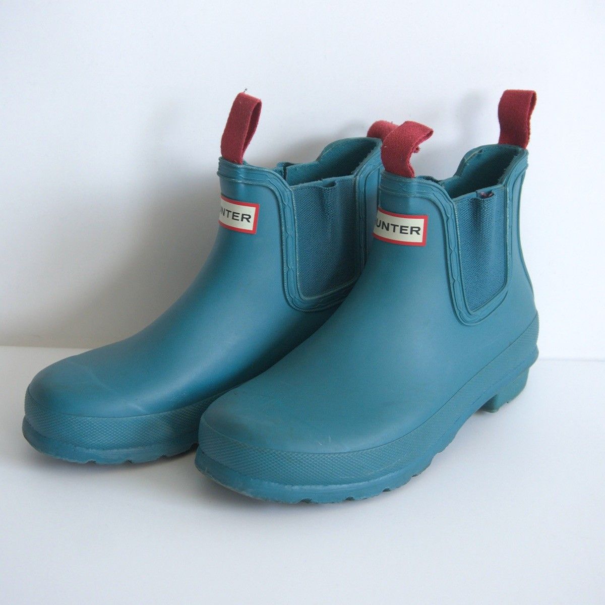 定番】HUNTER【ショート レインブーツ】24cm US6M・7F ハンター  