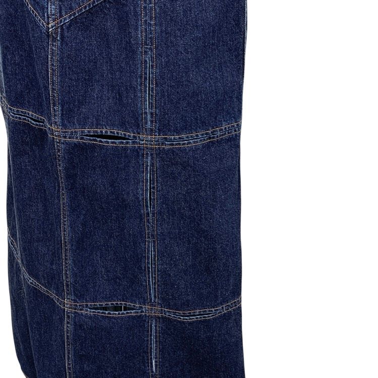 2024AW FETICO フェティコ DENIM SLIT MAXI SKIRT 十字スリットデニム