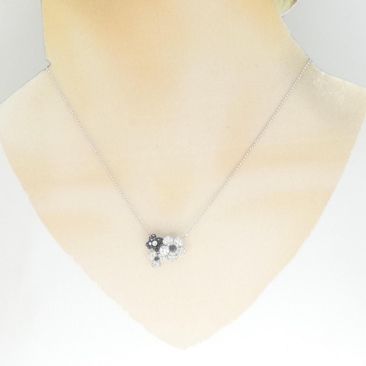 ポンテヴェキオ ビアンコ エ ネロ ネックレス 0.43CT - メルカリ 