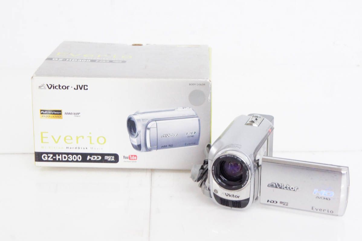 C JVC Victorビクター エブリオEverio ビデオカメラ GZ-MG505 30GB内蔵メモリー ハードディスクムービ