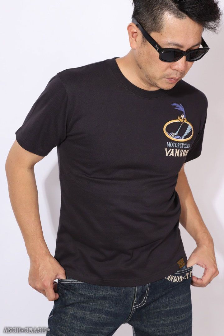 VANSON ルーニー・テューンズ コラボ ROAD RUNNER 半袖Tシャツ LTV ...