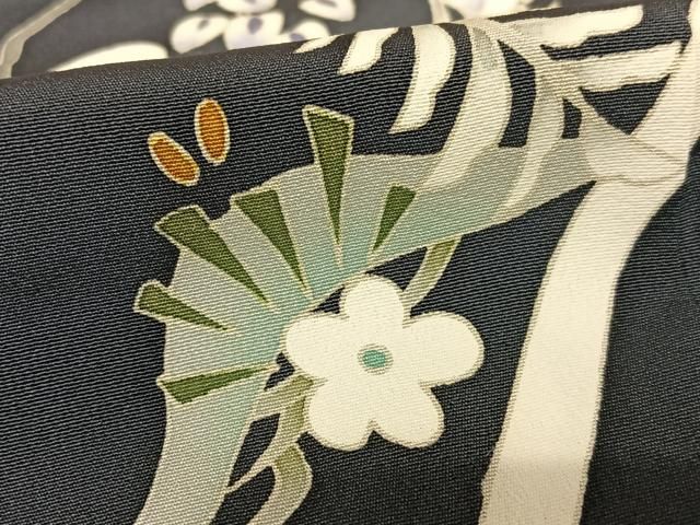 平和屋着物○本加賀友禅作家 松島由美 訪問着 梅松文 藤花房 暈し染め